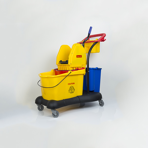 Dust off Multi-Mop Bucket Trolley 81Ltr Yellow